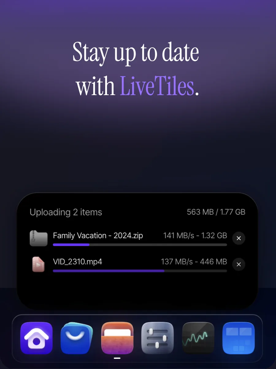 Apps that show, not just sit.