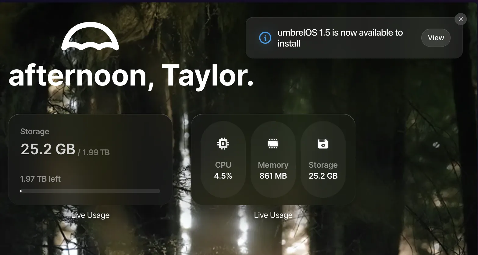 Update notification detail