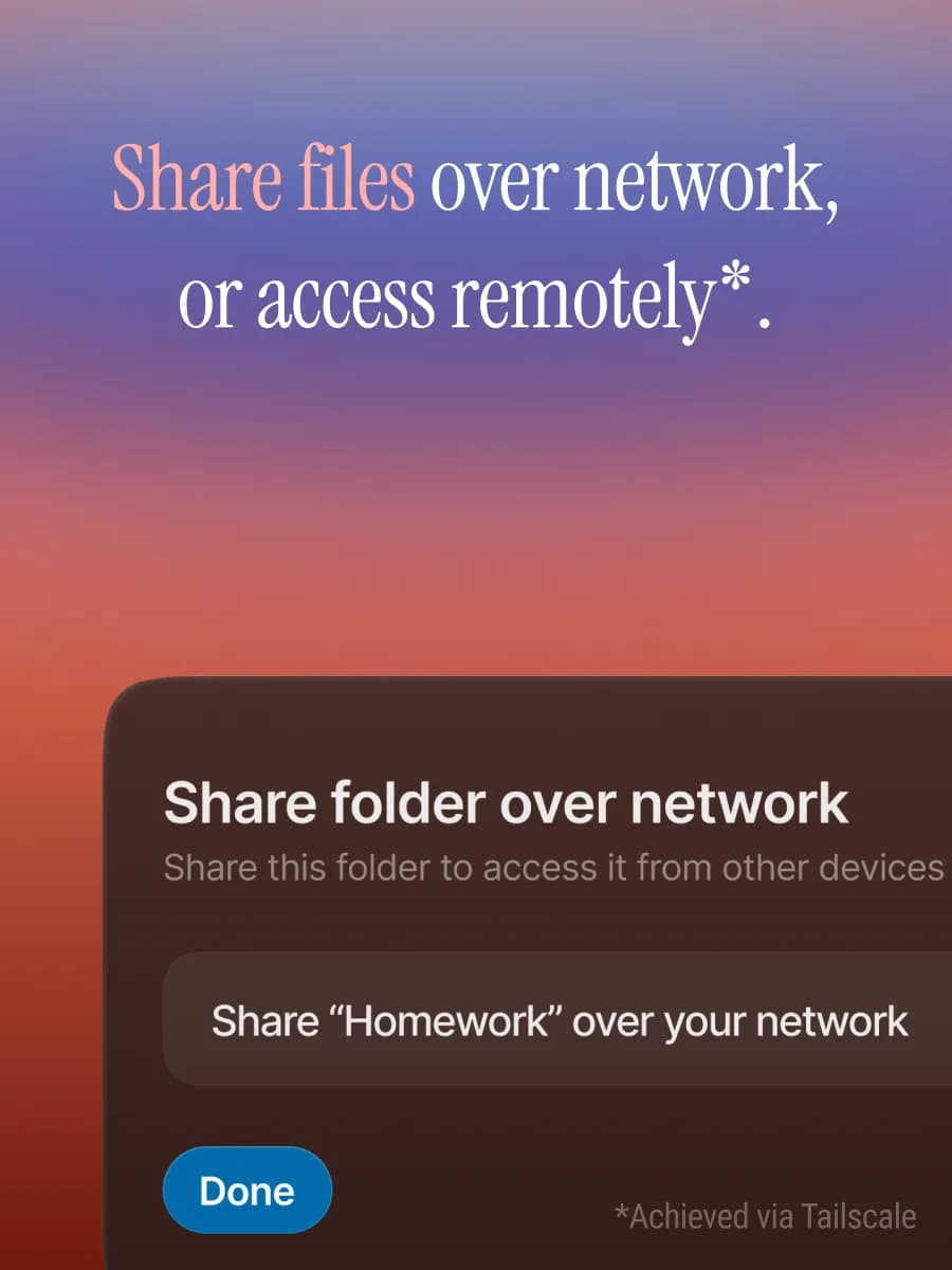 Send a link. Keep the ownership.