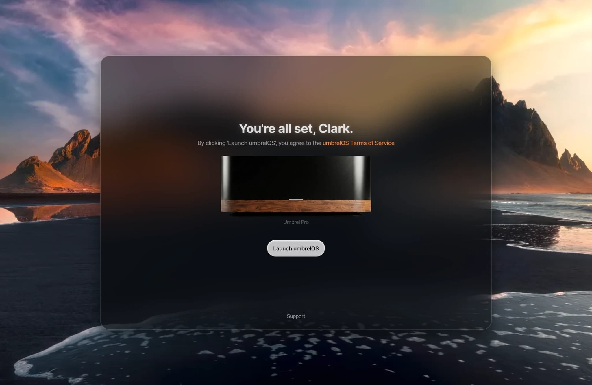 You're all set on Umbrel Pro