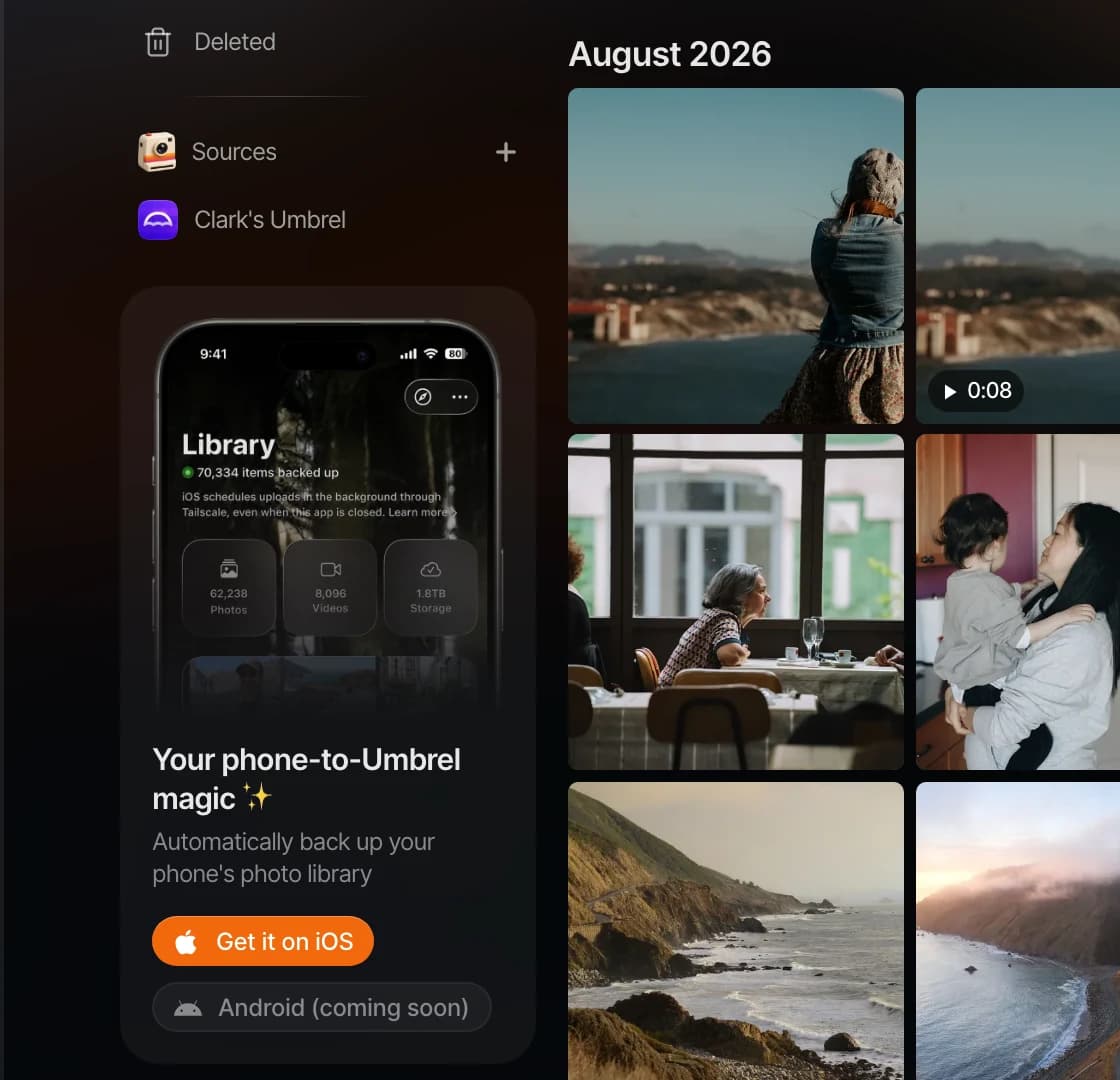 Get it on iOS in the Photos sidebar detail