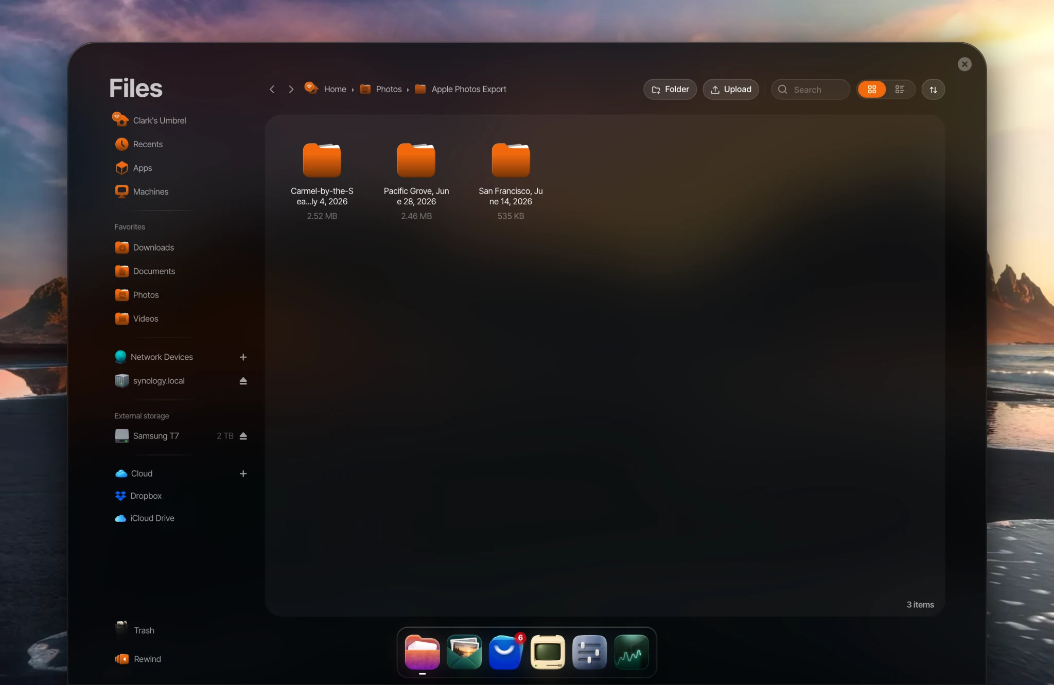 Apple Photos export folders on your Umbrel