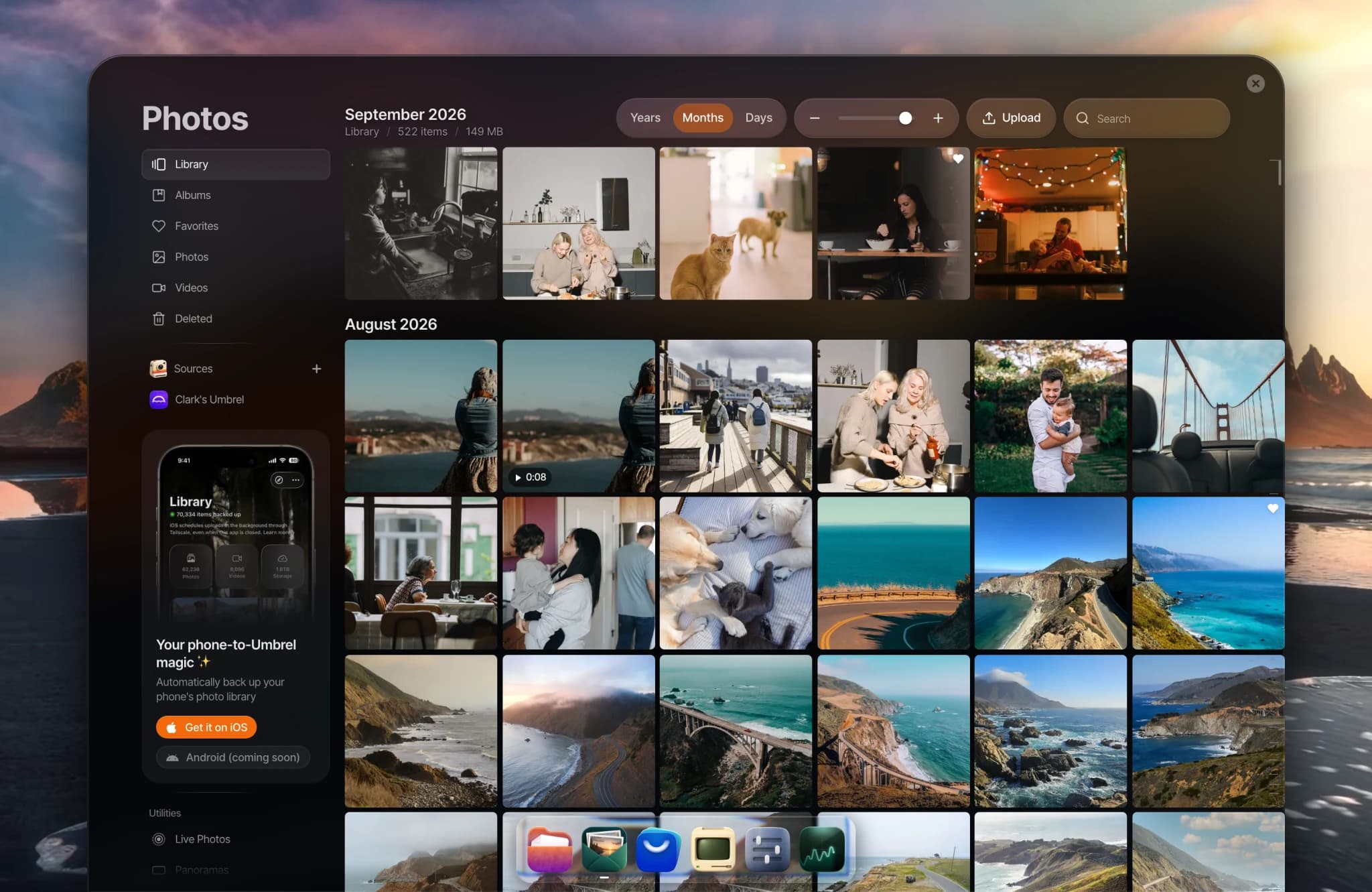 Photos on umbrelOS