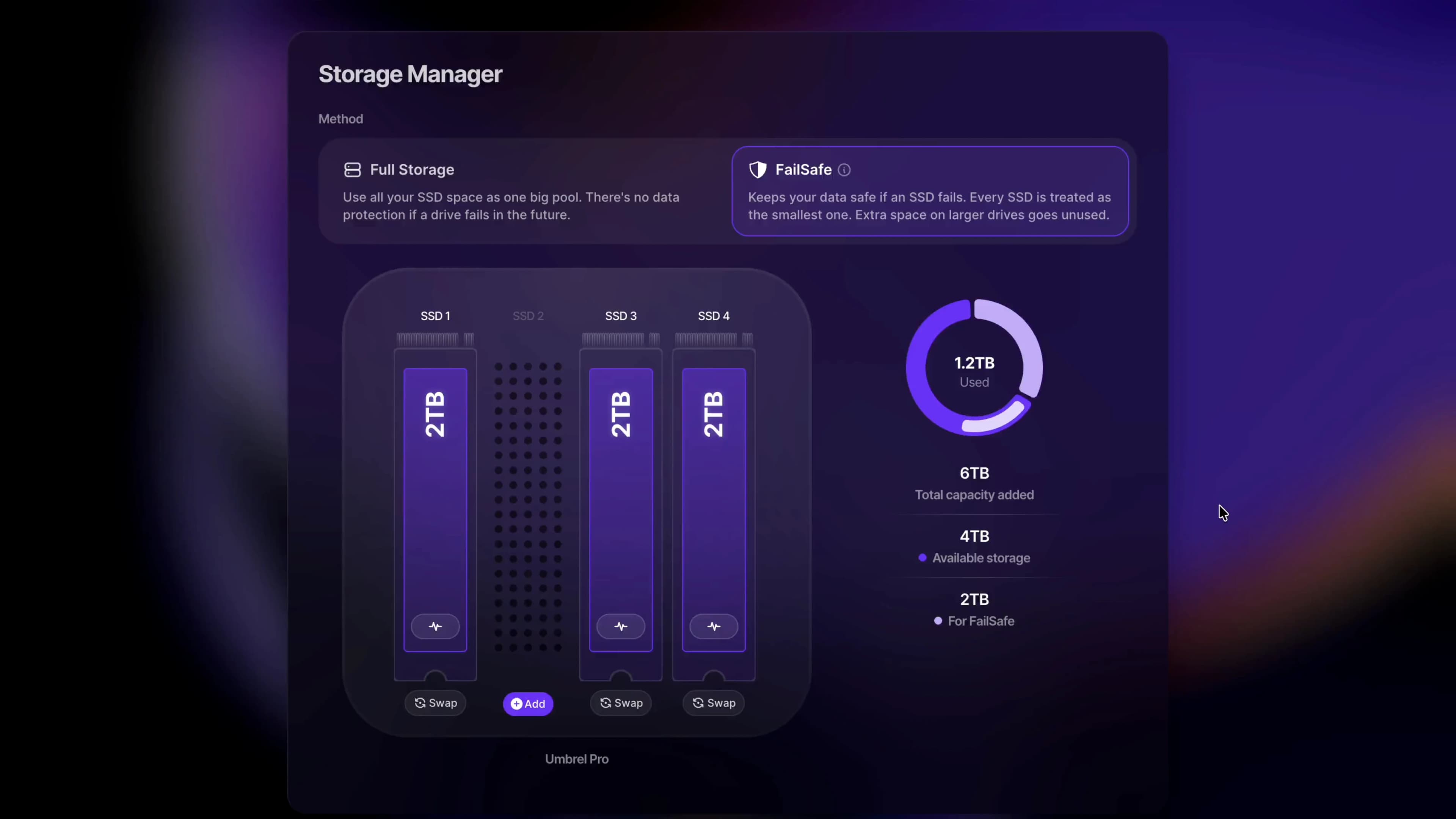 Managing your storage