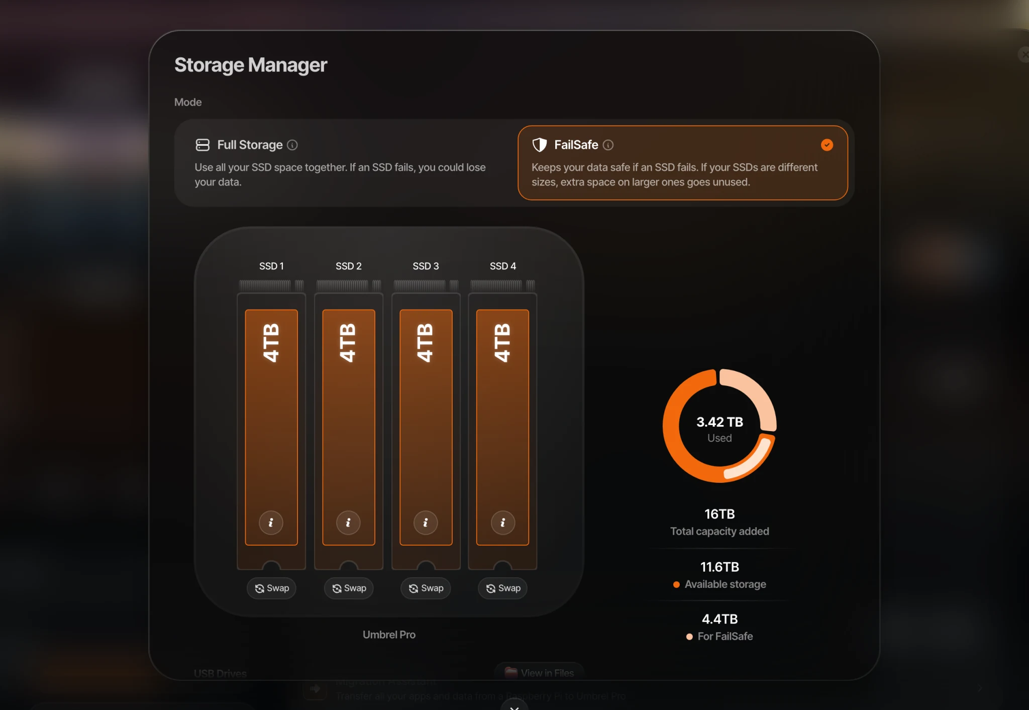 Managing your storage