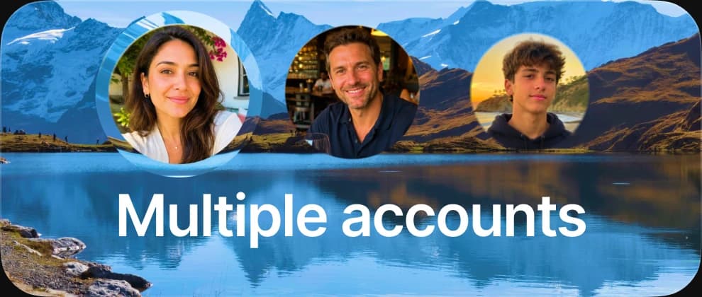 Multiple accounts