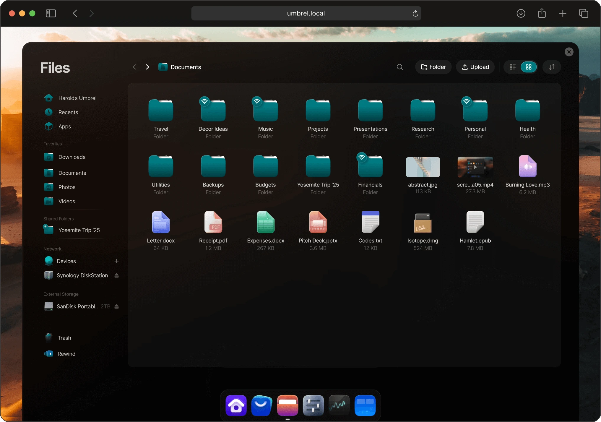 umbrelOS Dashboard 4
